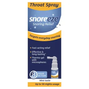 Snoreeze Snoring Relief Throat Spray 23.5Ml (N)