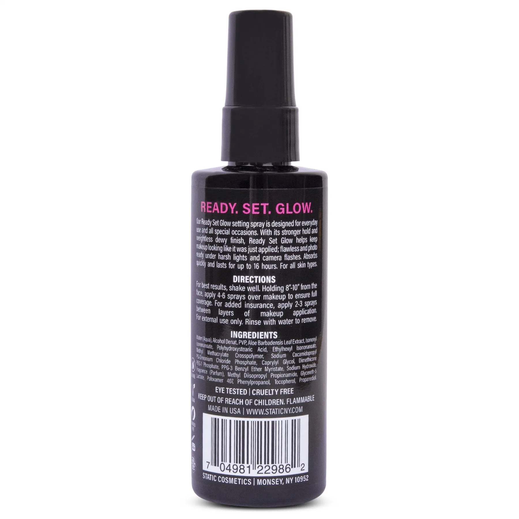 Static Finishing Spray
