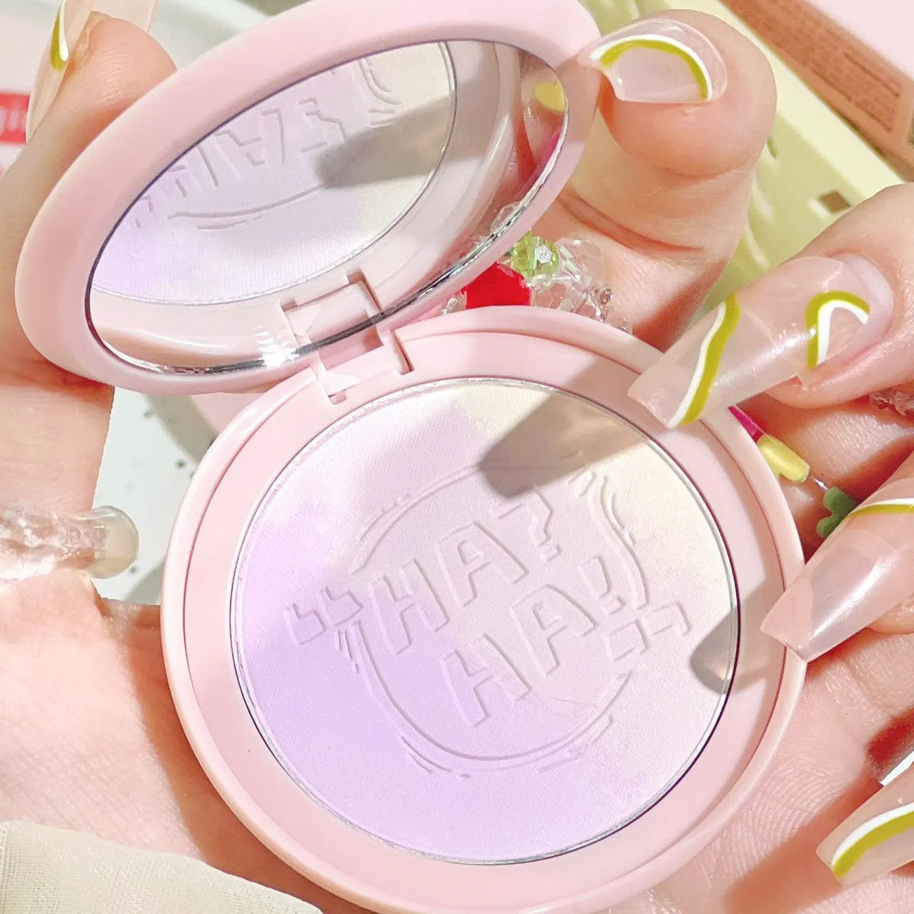 Three-layer Blush Palette Brightening Slightly Tipsy Expanding Natural Nude Makeup