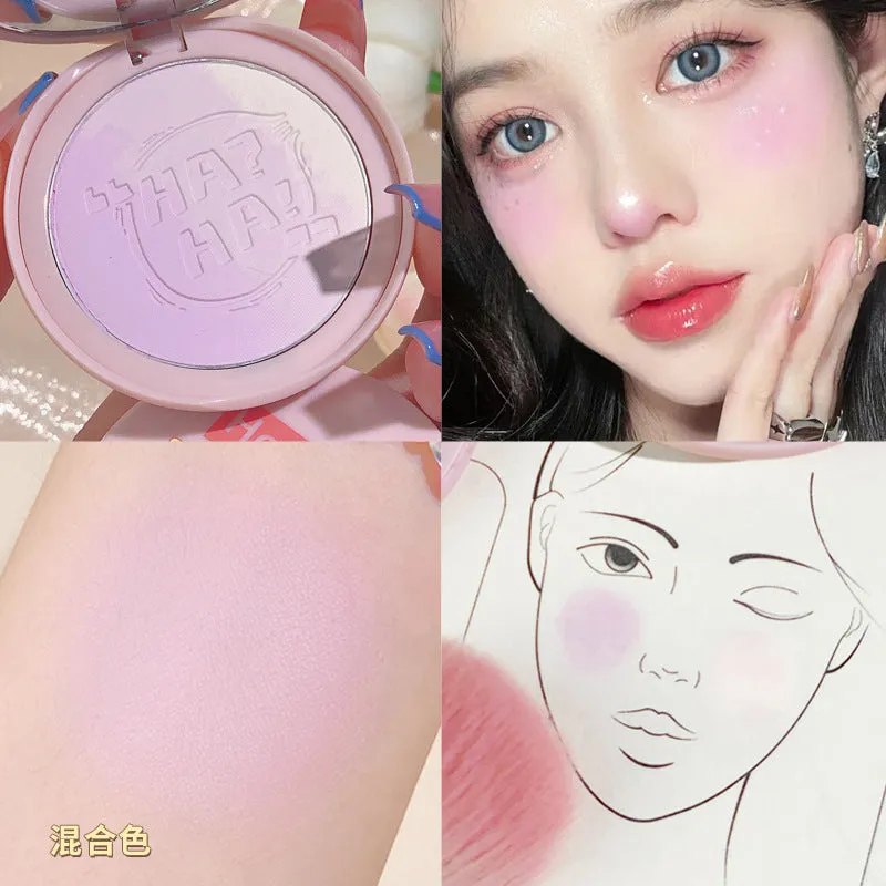 Three-layer Blush Palette Brightening Slightly Tipsy Expanding Natural Nude Makeup