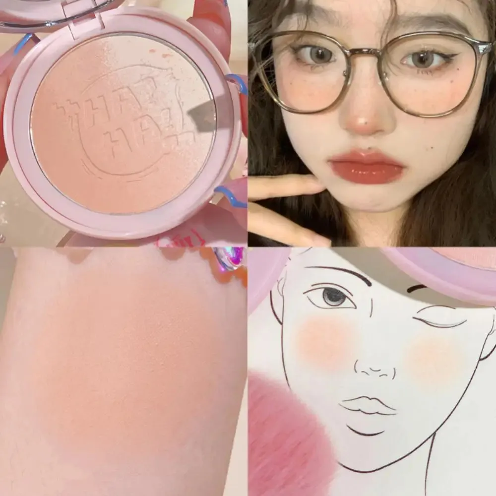 Three-layer Blush Palette Brightening Slightly Tipsy Expanding Natural Nude Makeup