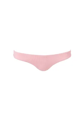 Toulouse Blush Ribbed Bikini Bottom