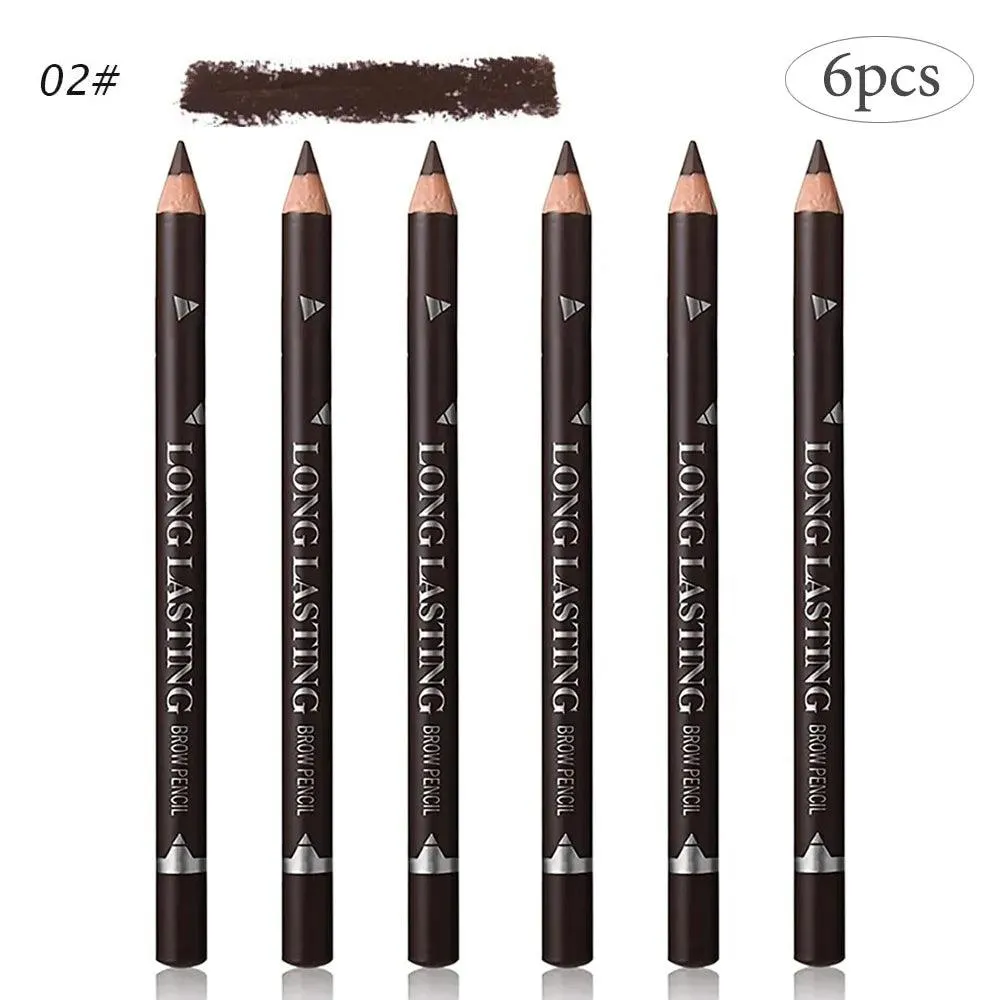 Vibrant Brow Pencil Set: Waterproof, Long-Lasting Beauty Kit